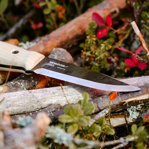 Morakniv Lok BlackBlade (S) Ash Wood Leather Sheath