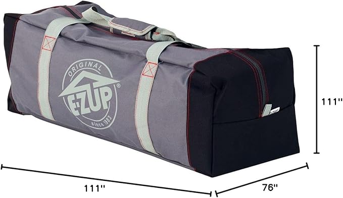 E-Z UP Camping Cube 6.4, Converts 10' Straight Leg Canopy into Camping Tent, Punch