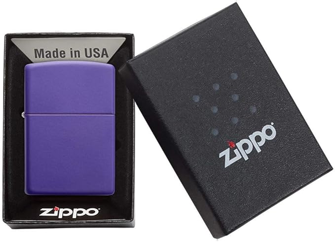 Zippo Purple Matte Pocket Lighter