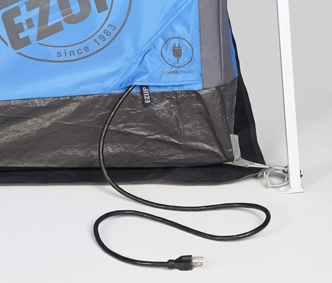 E-Z UP Camping Cube 6.4, Converts 10' Straight Leg Canopy into Camping Tent (Canopy/SHELTER NOT Included), Splash