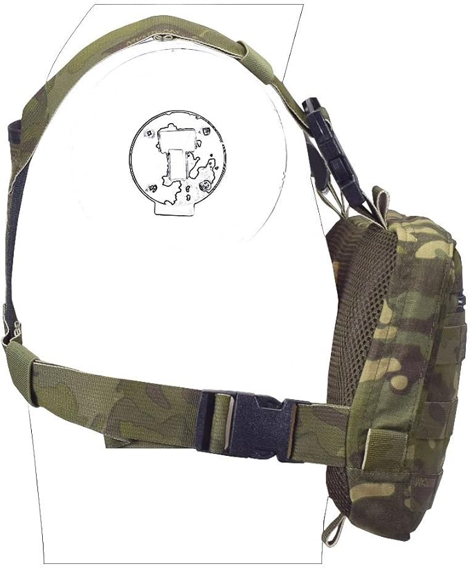 EMERSONGEAR Chest Pack Recon Kit Bag,Multi-Function Tool Pouch,Molle Vest Pouch Chest Bag for Men Tactical