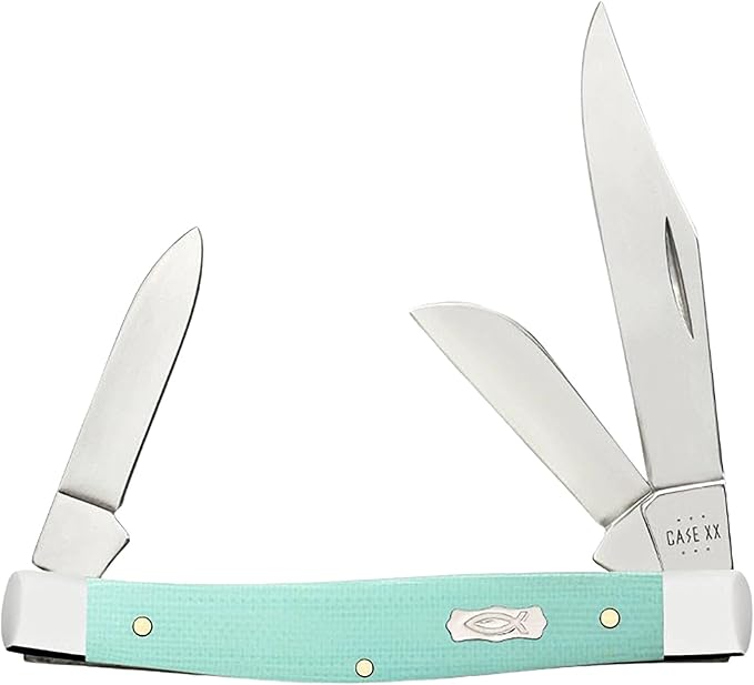 Case Cutlery CA18102: Stockman Seafoam Green