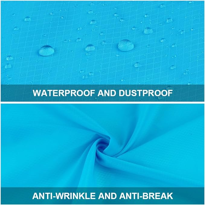 Ainiv Picnic Blanket, Mini Pocket Beach Mat 27.5 x 43.3IN (1-2 People) Foldable, Lightweight Waterproof Sand Free, Foldable Thin Ground Sheet for Outdoor Camping Hiking Travel - with Hand Strap