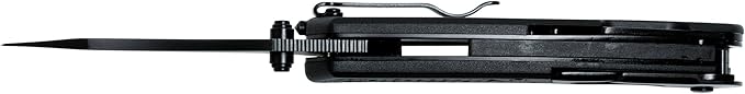 Kershaw Funxion EMT (8100); Multifunction Folding Pocketknife; 3 inch Partially Serrated Stainless Steel Blade; Carabiner Clip, Cord Cutter, Screwdriver Tip, Hex Wrench, Glassbreaker Tip , Black