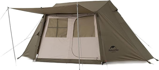 Naturehike Village Camping Tent,4/6/8 Person Tents for Camping, 60S Easy Setup Instant Tent for Family Camping, Car Camping