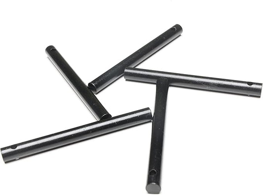 Heavy-Duty Classic 4 Inch Drilled Ferro Rods Flint and Steel Ferrocerium Rod with A Lanyard Hole for DIY Fire Starting Tools in Camping Emergency Hiking Fishing Bushcraft Survival