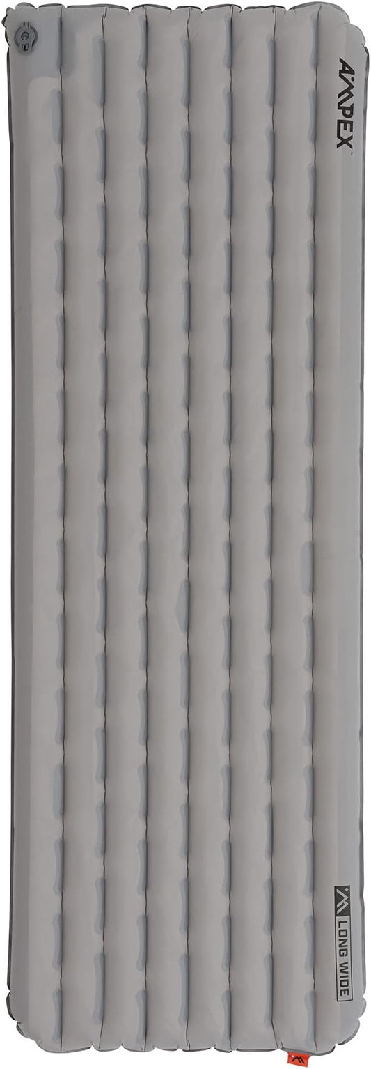 AMPEX Ultra-Light Inflatable Camp Pad | Insulated Air Mattress or Sleeping Pad for Camping, Backpacking, Adults, Kids (Long/Wide Size)