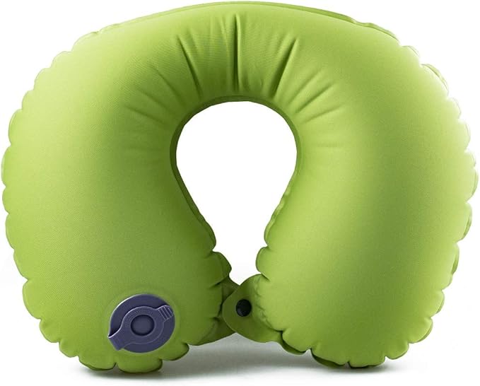 AceCamp Inflatable Air Pillow-Comfortable, Lightweight, Compact, Portable, and Perfect for Backpacking, Car Camping, and Even Airplane Travel (Green-u)