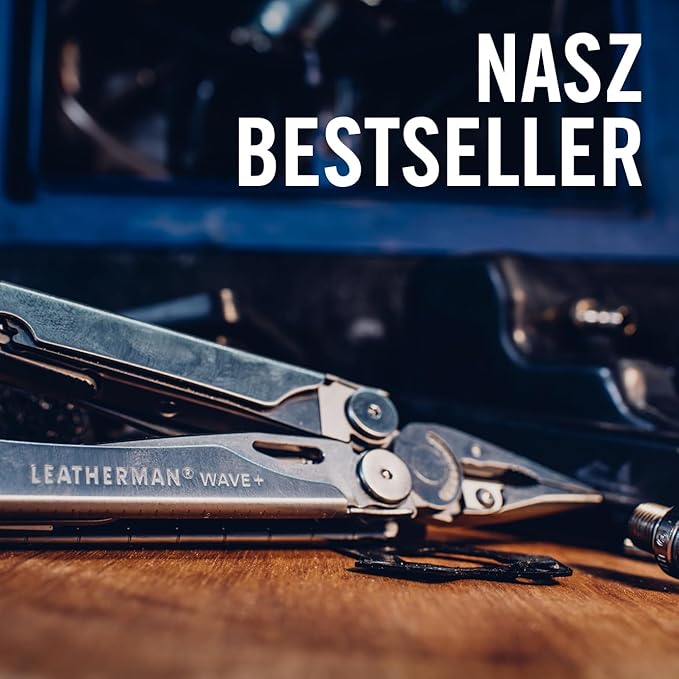 Leatherman Wave Plus - The multi-tool for any task, 18 multipurpose tools with lockable blades for camping, DIY and outdoor adventures made in the USA in black with Molle holster