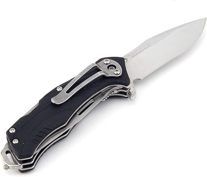 Sanrenmu 7098 Liner Lock Pocket Folding Knife Multitools 12C27 Blade PA66+GF Handle