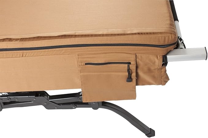 TETON Sports Canvas Camp Pad, Sleeping Pad for Car Camping, Brown