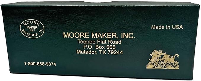 Moore Maker Inc. - 5112LB - Folding Single Blade Lockback Pocketknife - White Bone Handle - 3" Closed