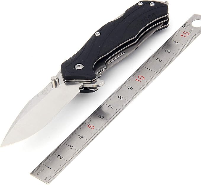 Sanrenmu 7098 Liner Lock Pocket Folding Knife Multitools 12C27 Blade PA66+GF Handle