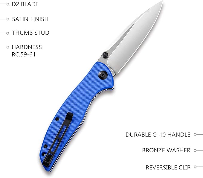 CIVIVI Governor Folding Pocket Knife (C911B) (blue)