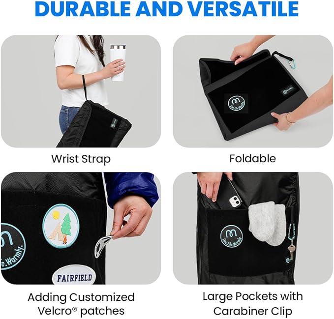 Mozy Wearable & Weatherproof Outdoor Blanket – Lower-Body Thermal Wrap for Superior Warmth