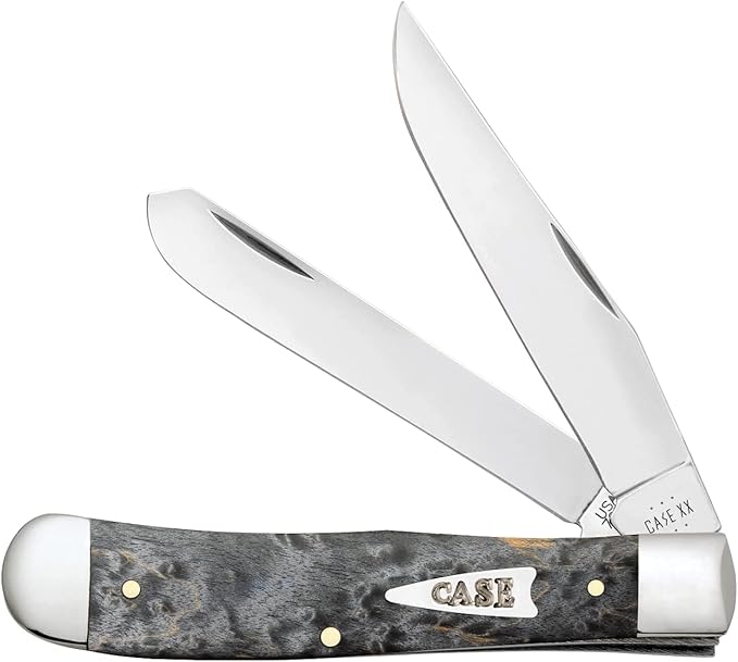 Case Knives 11010 Gray Birdseye Maple - Smooth Trapper (7254 SS)