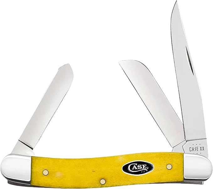 Case Cutlery CA20032: Med Stockman Yellow Bone