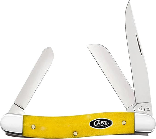 Case Cutlery CA20032: Med Stockman Yellow Bone