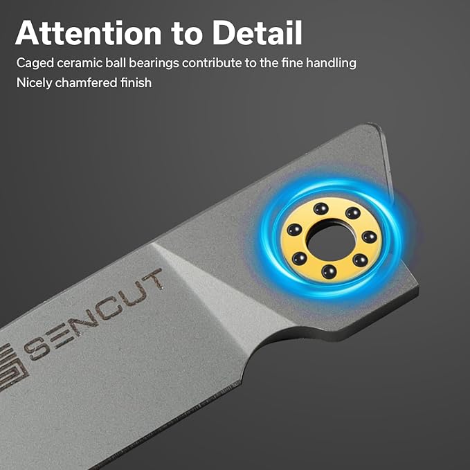 SENCUT Small Pocket Knife for Men, Front Flipper knife for EDC, Jubil Folding Knives with 2.95 inches D2 blade, G10 Handle with Liner Lock, Slim Gentleman’s knives for Gift (Purple)