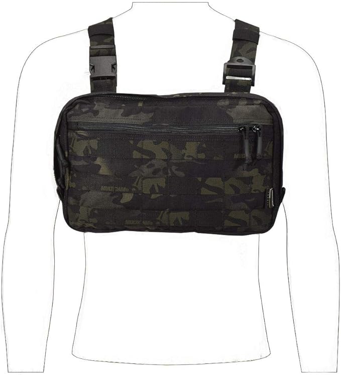 EMERSONGEAR Chest Pack Recon Kit Bag,Multi-Function Tool Pouch,Molle Vest Pouch Chest Bag for Men Tactical