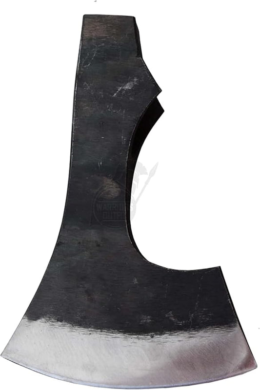 Hand Forged Medieval Viking Axe Head- Camping Hatch Tamahawk Hunting Carving Axe, High Carbon Steel Throwing Axe