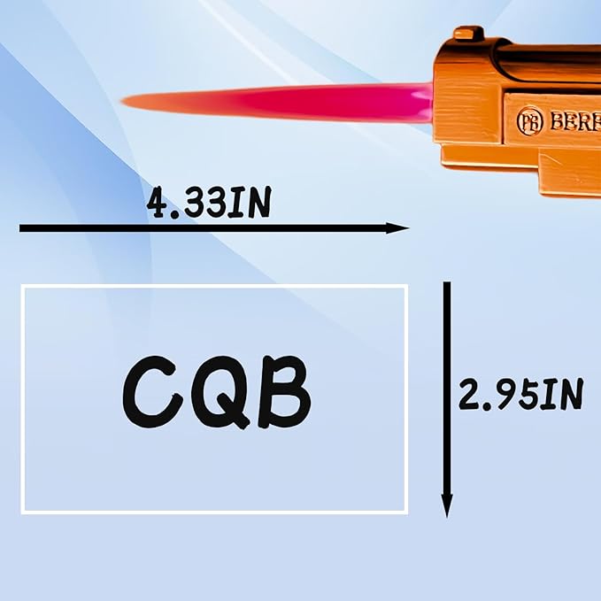 Butane Torch Lighters,Novelty Unique,Refillable & Adjustable,Cool Lighters for Men Fireplace Candles Camping BBQ (No Gas) (Silver)