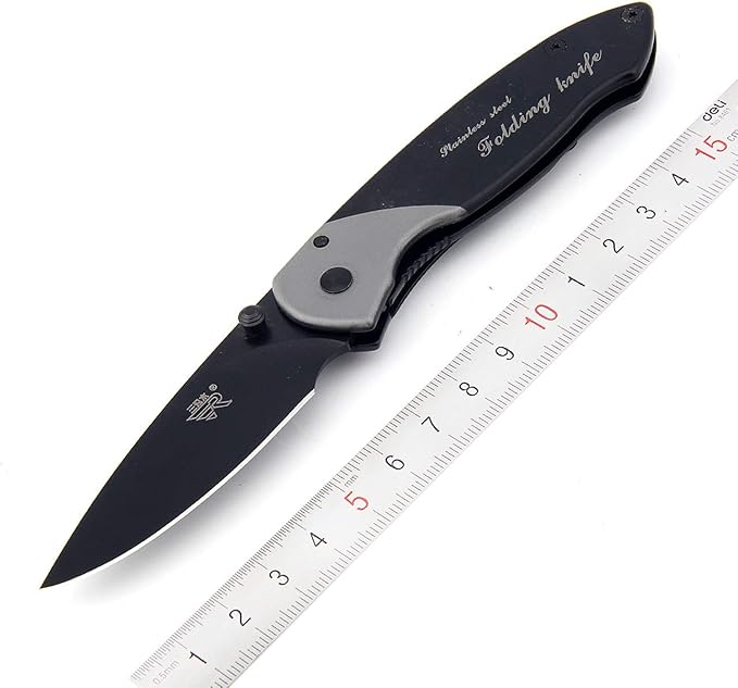 7023 Frame Lock Pocket Folding Knife Stainless Steel Blade Handle