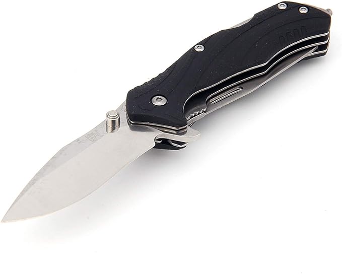 Sanrenmu 7098 Liner Lock Pocket Folding Knife Multitools 12C27 Blade PA66+GF Handle