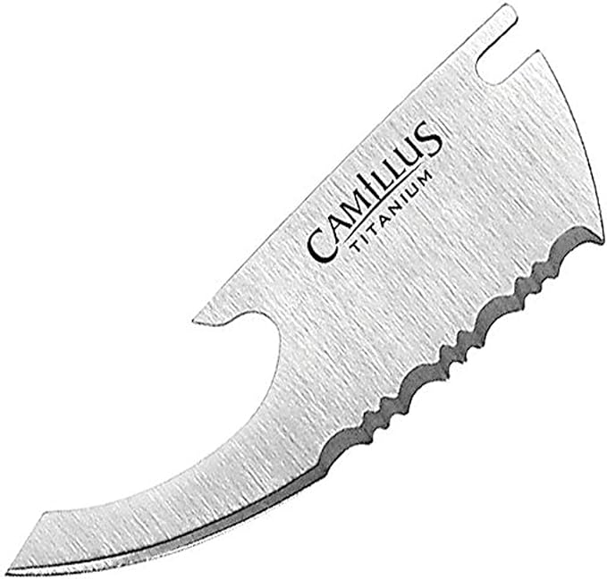 Camillus Tiger Sharp Replacement Blades- Serrated, Pack of 2