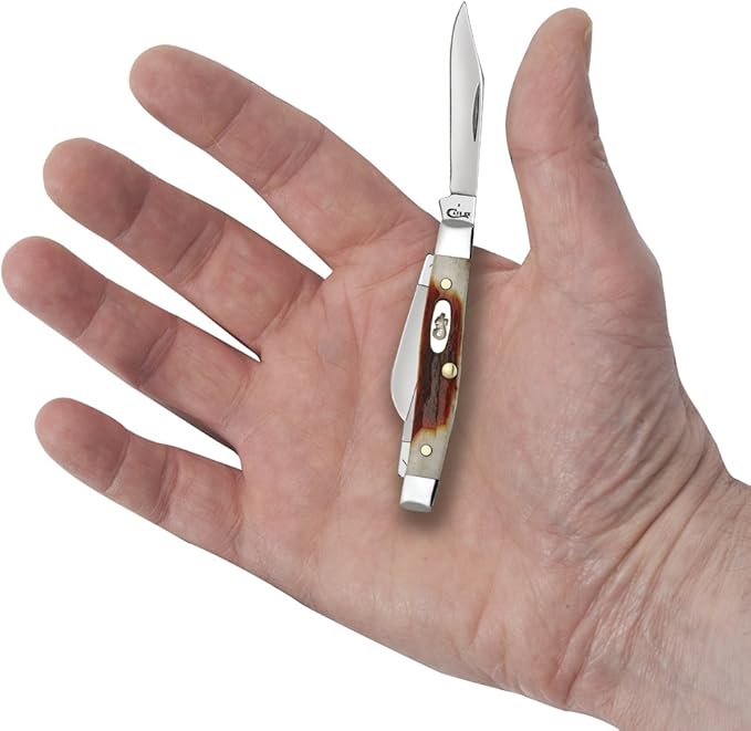 Case WR XX Pocket Knife Red Stag Small Stockman Item #9449 - (R5333 SS) - Length Closed: 2 5/8 Inches