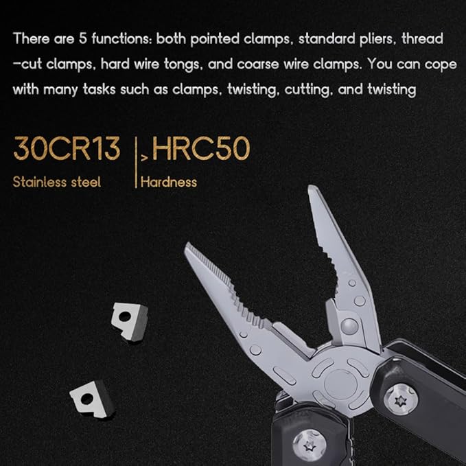 Multi-Function Tool, 10 In 1 Portable Wrench Folding Tool, Pocket Multi-Function Pliers, Durable Stainless Steel Outdoor Tool, Suitable For Outdoor And Camping
