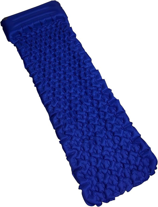 Camping Sleeping Air Bag TPU Blow-Up Air Bag with Mat Built-in Foot Pillow Perfect for Camping Essentials, Lightweight Sleeping Bag Air Mattress Camping Cot Camping Tent