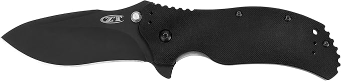 Zero Tolerance 0350 Folding Pocket Knife; 3.25” S30V Stainless Steel Blade with Black Tungsten DLC Finish; Textured G-10 Handle Scales, SpeedSafe Assisted Opening, Liner Lock, Quad-Mount Clip; 6.2 OZ.