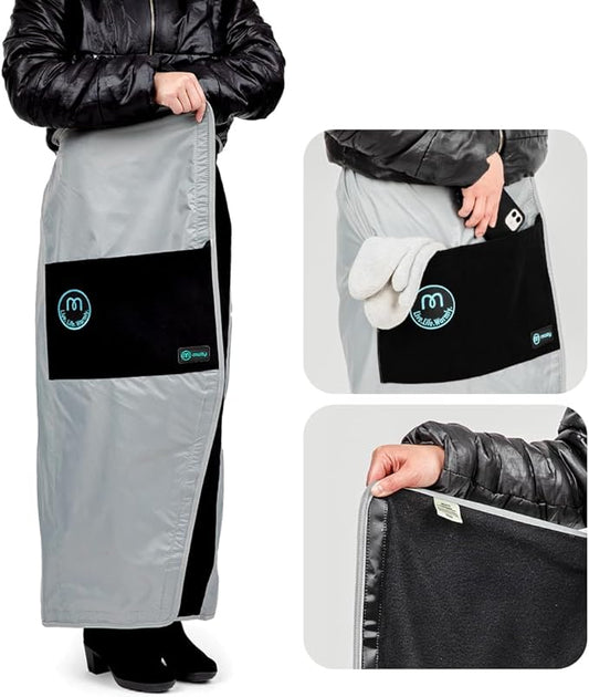 Mozy Wearable & Weatherproof Outdoor Blanket – Lower-Body Thermal Wrap for Superior Warmth
