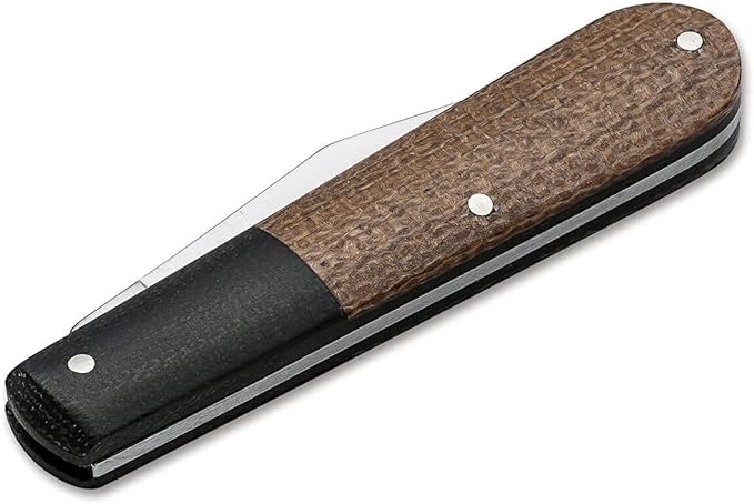 Böker Barlow Integral Burlap Micarta Folding Gentlemen's Pocket Knife, Nail Nick, Traditional Folder