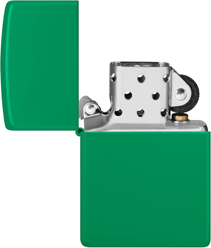 Zippo Grass Green Matte Classic Pocket Lighter