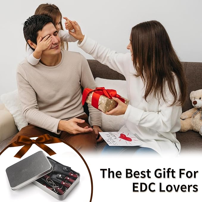 Mini Knife Set,Tiny Knife Set with Sheath,Mini Pocket Knives Keychain for Knife Collectors Gifts and Package Opener Box Cutter (6)