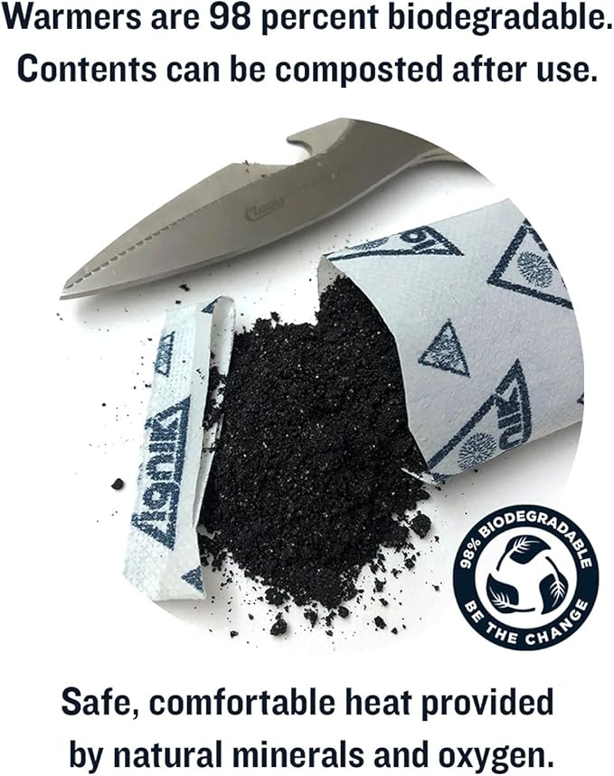 Ignik Resealable Multiple-Use Hand Warmers for 10 Hours of Heat Across 72 Hours