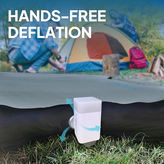 LOSTHORIZON Tesla Camping Air Mattress with Foam, Self Inflating Sleeping Pad, 4.5" Thick, with Air Pump, Model 3