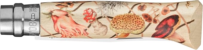 Opinel No. 08 Limited Edition NATURE Series Folding Knife, Artist Designed Handles, Serialized Blade, Gift Boxed, Made in France (González)