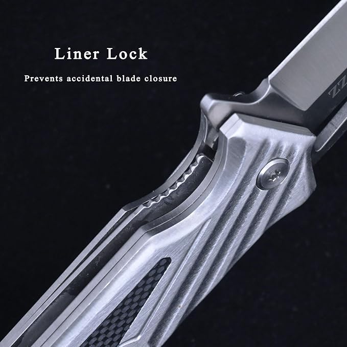 Pocket Knife - EDC, Tactical Knife with Clip, Folding Knife for Camping Hiking, Home Improvements, Spring Assisted Knife, Survival Knife for Emergency Rescue Situations,Gifts for Men & Women