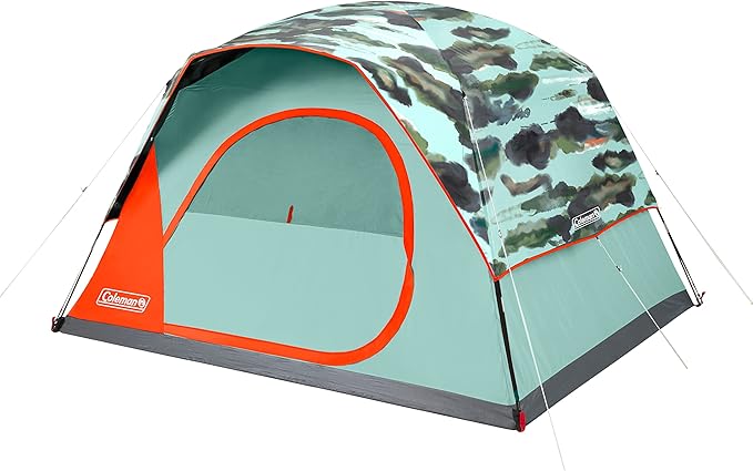 Coleman Skydome Tent with 5 Minute Setup,Weatherproof Tent with Rainfly & Carry Bag, 20% More Headroom Than Traditional Canopies