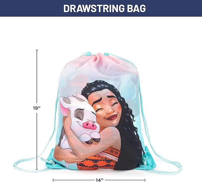 Jay Franco Disney Moana Tropical Slumber Sack - Cozy & Warm Kids Lightweight Slumber Bag/Sleeping Bag (Official Disney Product)
