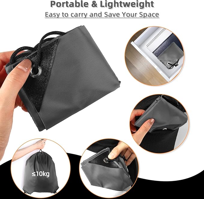 GoodtoU Drawstring Backpacks, Drawstring Bags Bulk Cinch Sack Drawstring Gym Bag for Sport, Traveling, Team (20Pcs, Grey)
