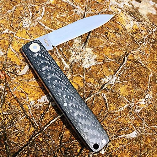 Watchman Brother 1511 VG10 Blade Knife Carbon Fiber Grips Slip Joint Pocket Knife …