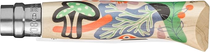 Opinel No. 08 Limited Edition NATURE Series Folding Knife, Artist Designed Handles, Serialized Blade, Gift Boxed, Made in France (Honoré)