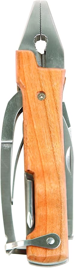 Kikkerland CD504 Wooden Plier Multi-Tool