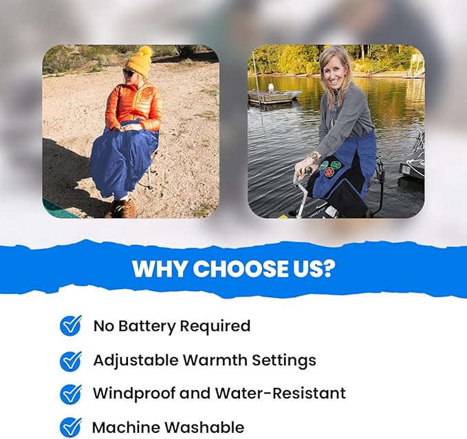 Mozy Wearable & Weatherproof Outdoor Blanket – Lower-Body Thermal Wrap for Superior Warmth