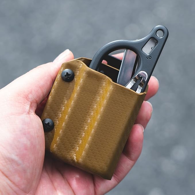 Clip & Carry Kydex Multitool Sheath for LEATHERMAN Raptor Response Trauma Shears - Made in USA (Multi-Tool not Included) EDC Multi Tool Sheath Holder Holster Cover