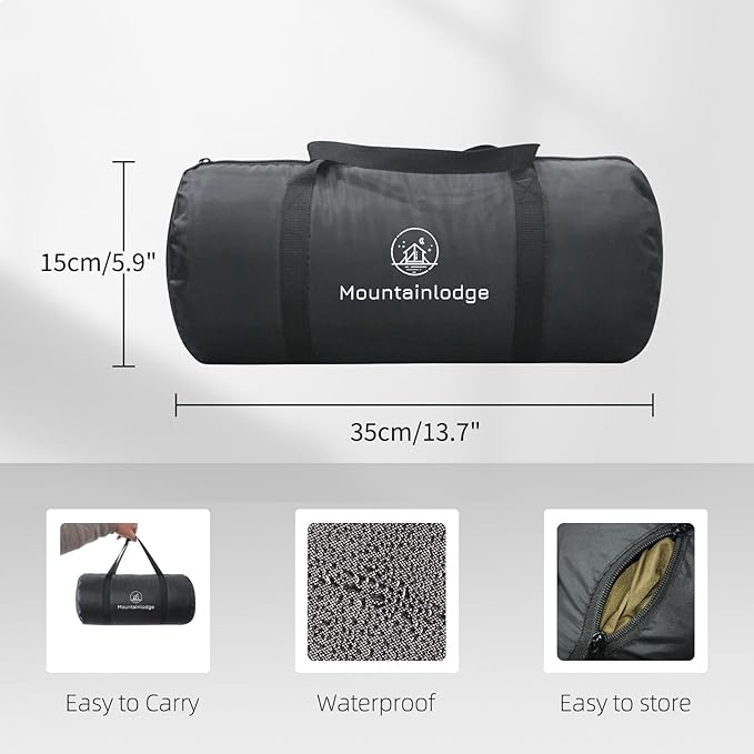 Outdoor Durable 210D Nylon Oxford Camping Blanket for Adult&Kids&Pets,Portable Packable Wterproof Blanket for Travel,Backpacking and Take Pets a Short Rest. (Loose covershell)